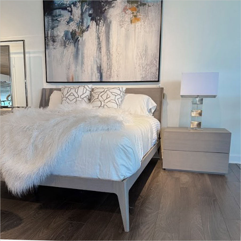 Noa Nightstand - Light Grey