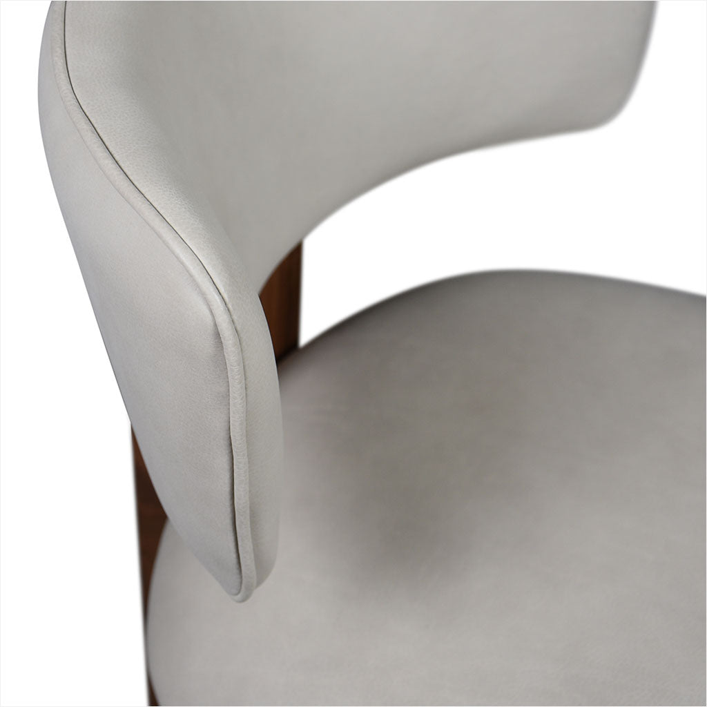 Marco Counter Stool - Light Stone - Walnut