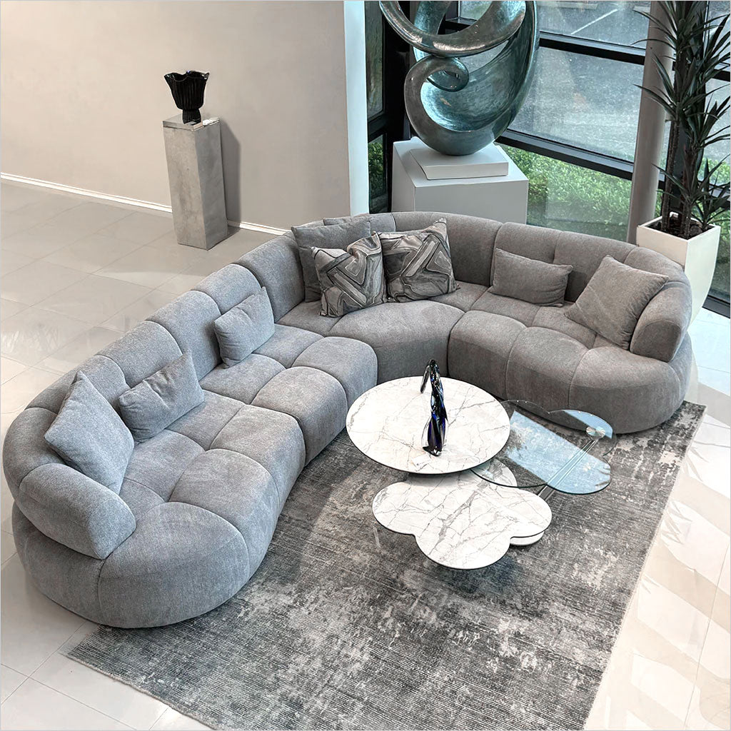 Tondo Slipper Chair - Grey