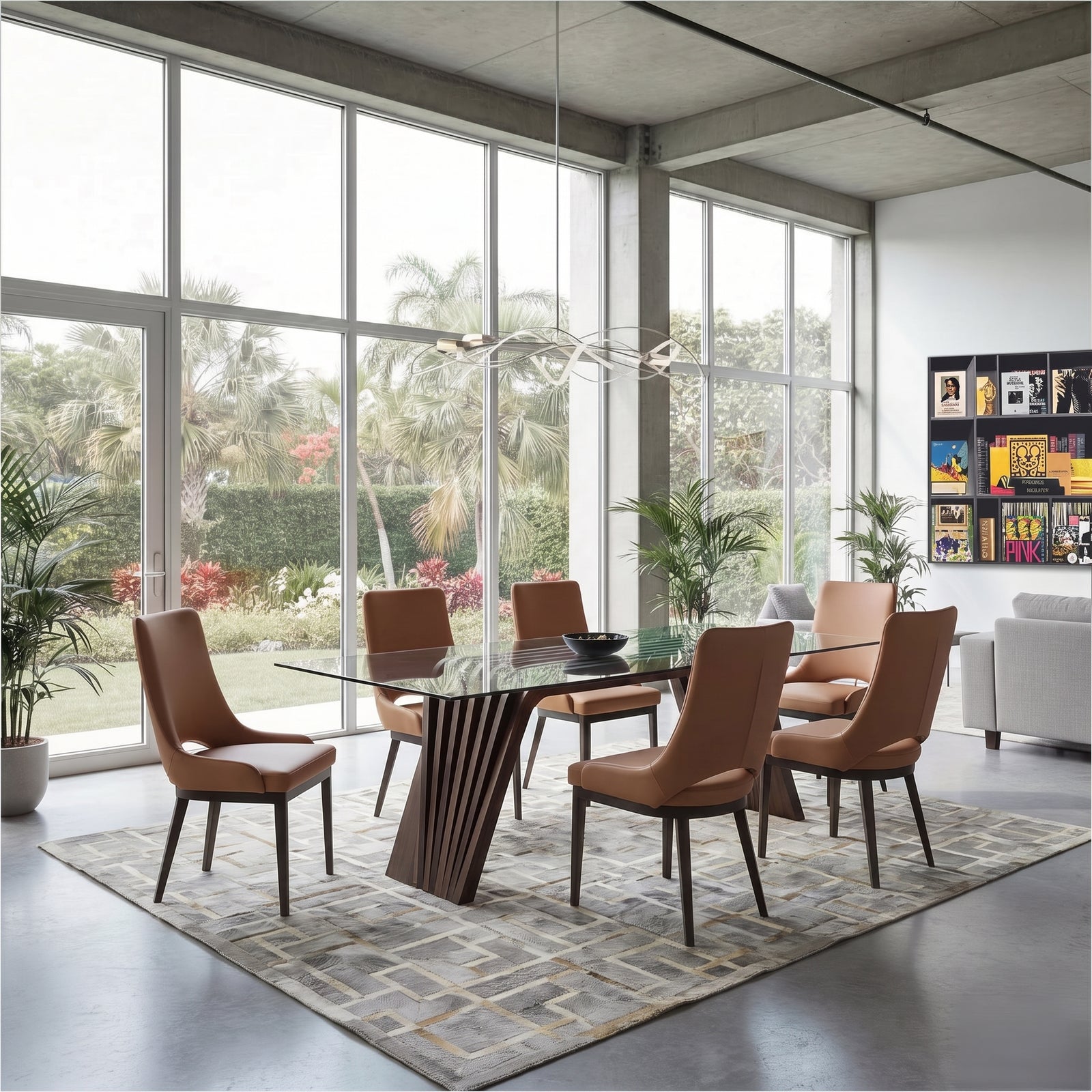 Azalea Dining Table Base - Dark