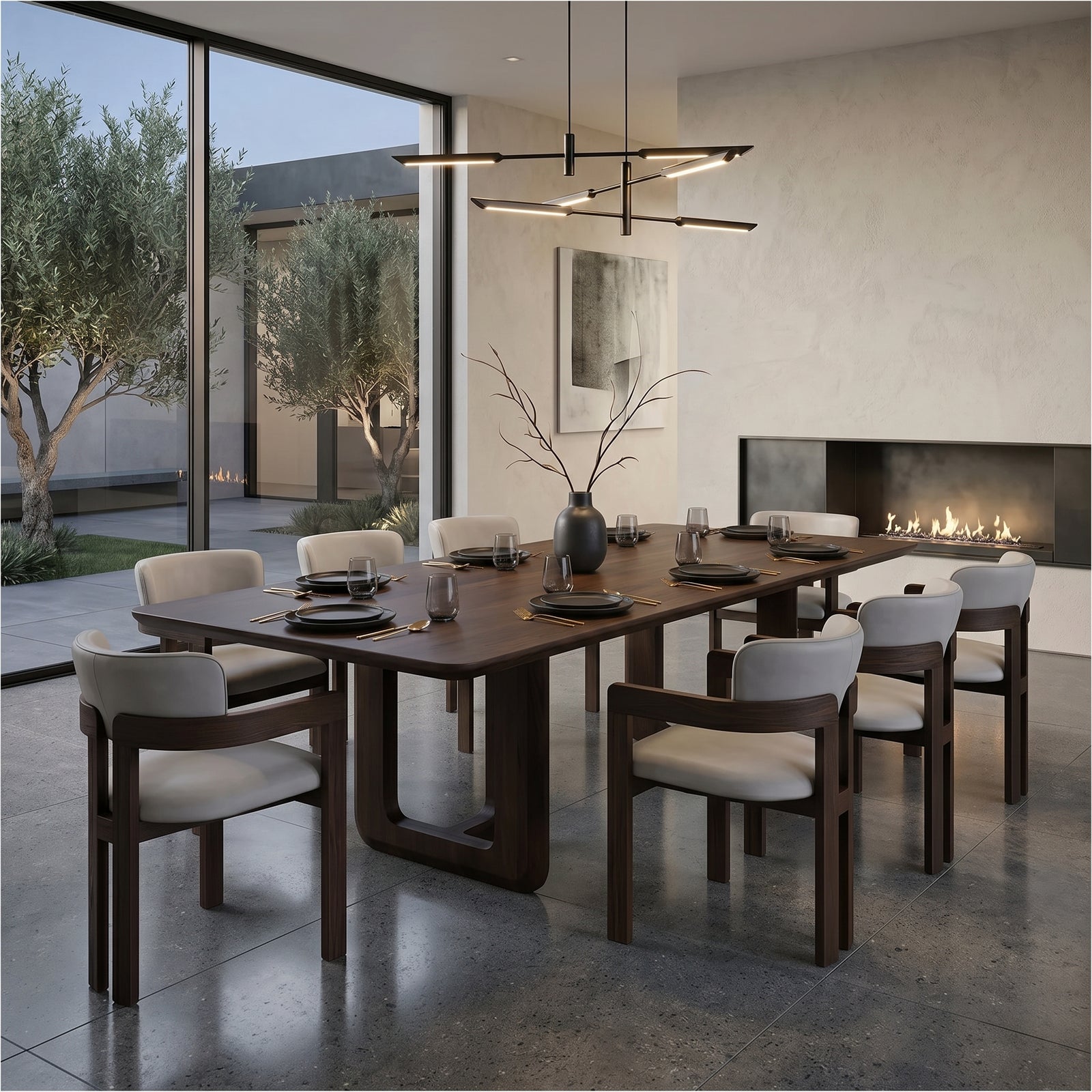 Lana II Dining Table - Dark