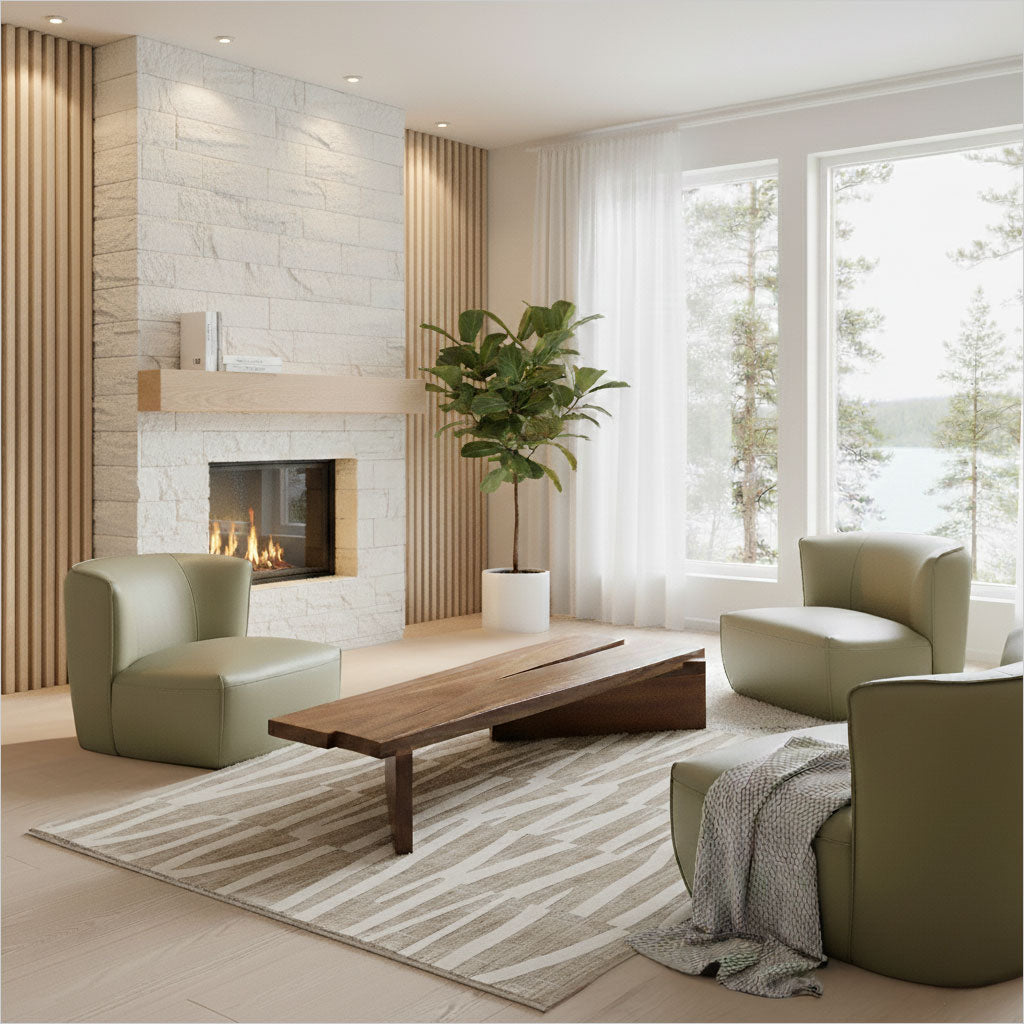 Peconic Area Rug - Linen