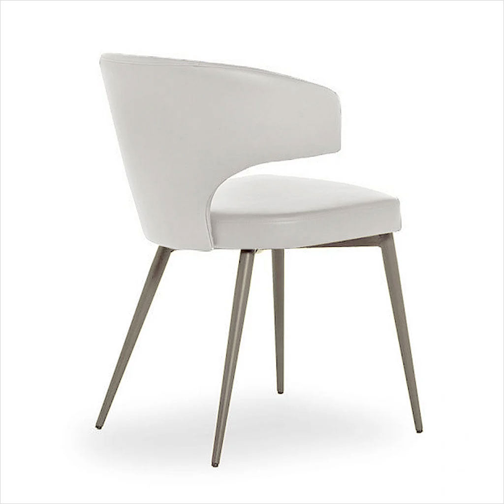 Ray Dining Chair - Off White Titanium