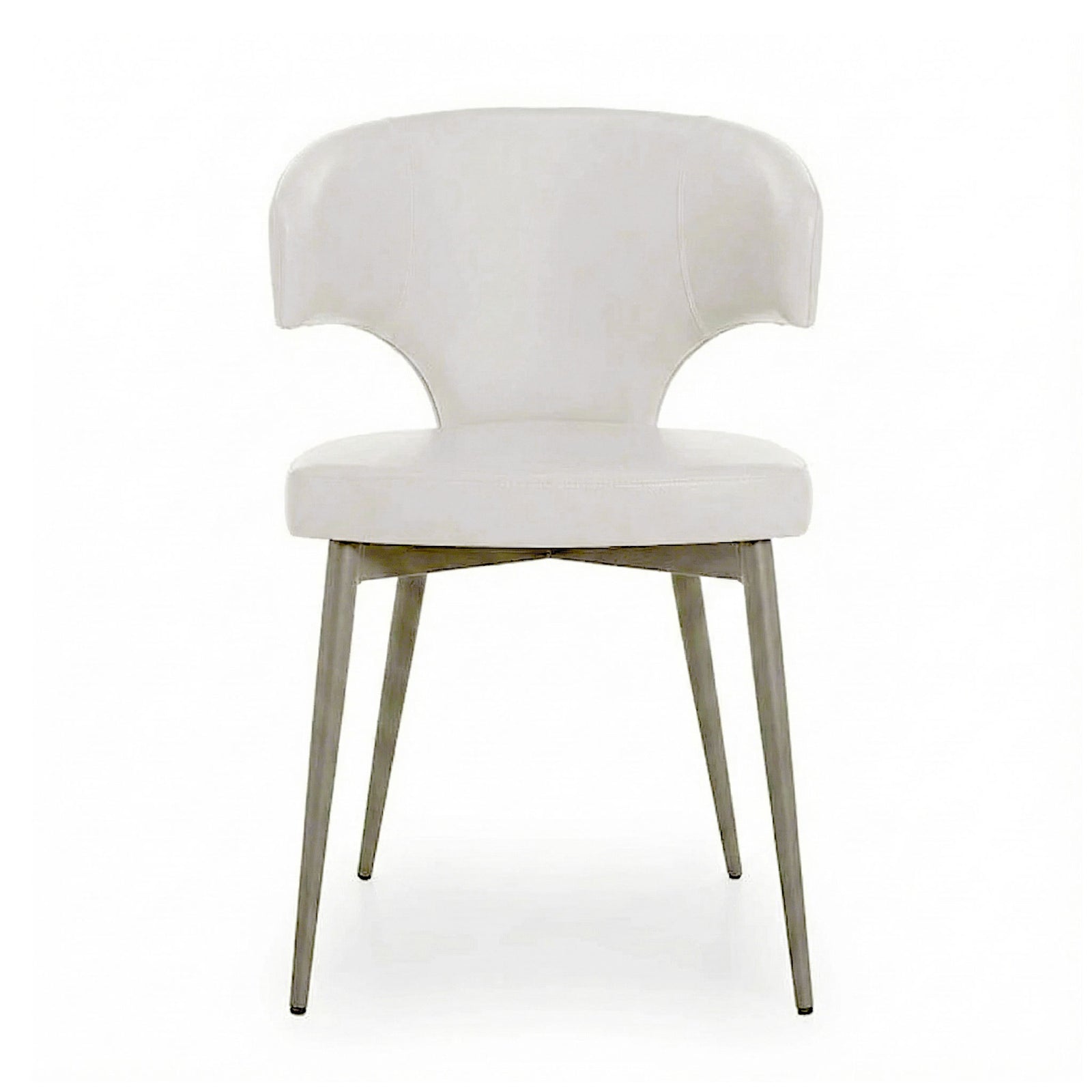 Ray Dining Chair - Off White Titanium