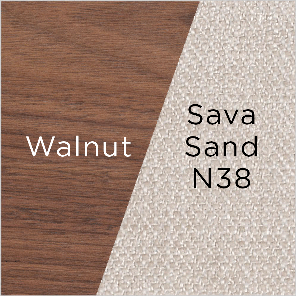 Scanone Dining Chair - White Eco-pele and Wenge