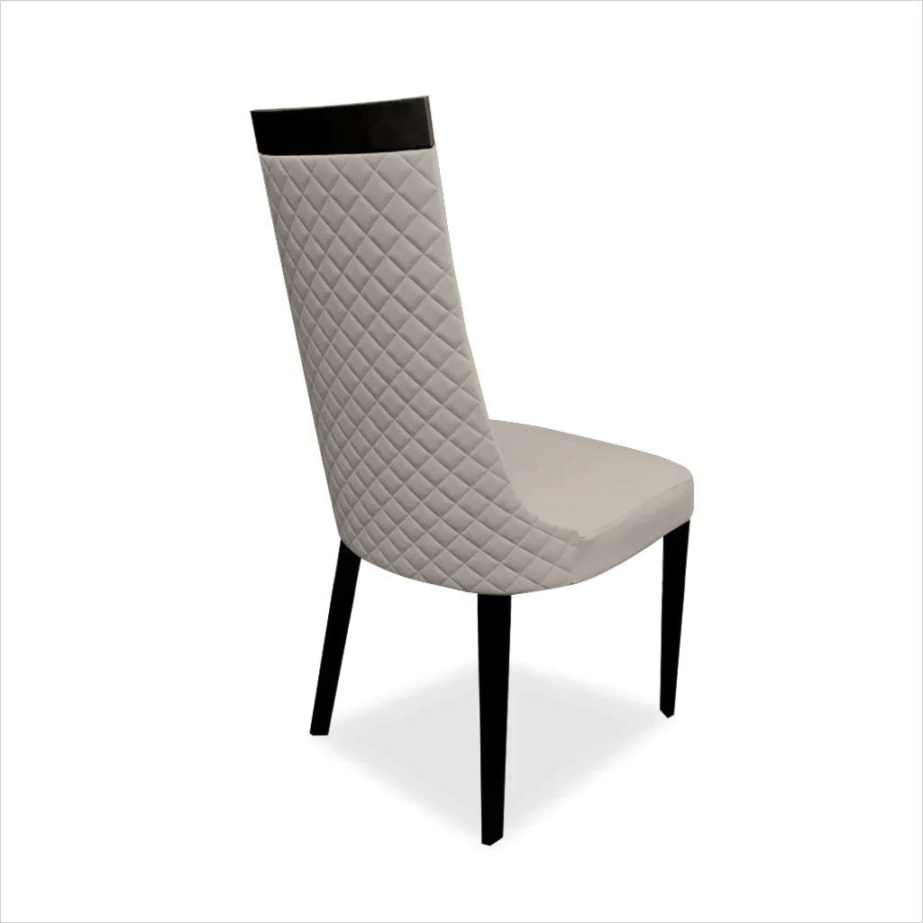 Scanlux Dining Chair - Grey Eco-pele and Wenge