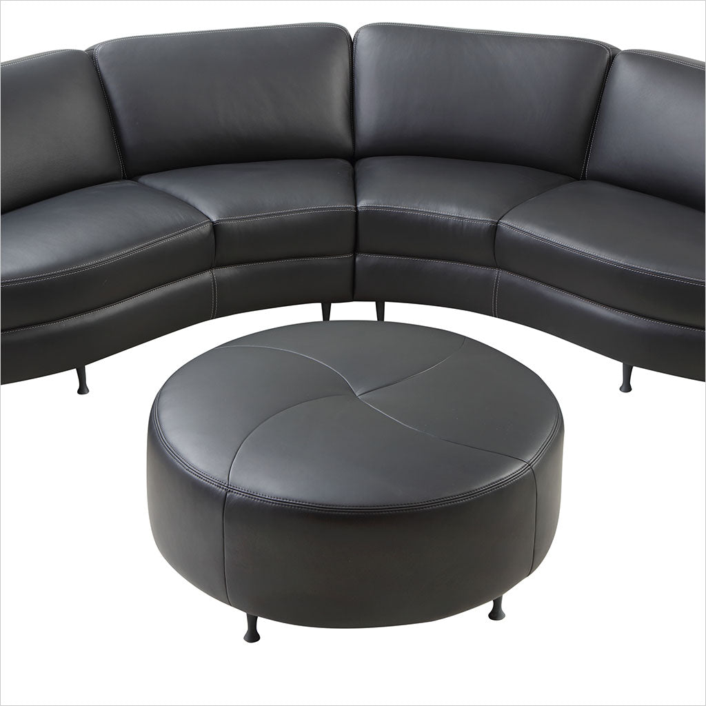 Hudson Ottoman - Black