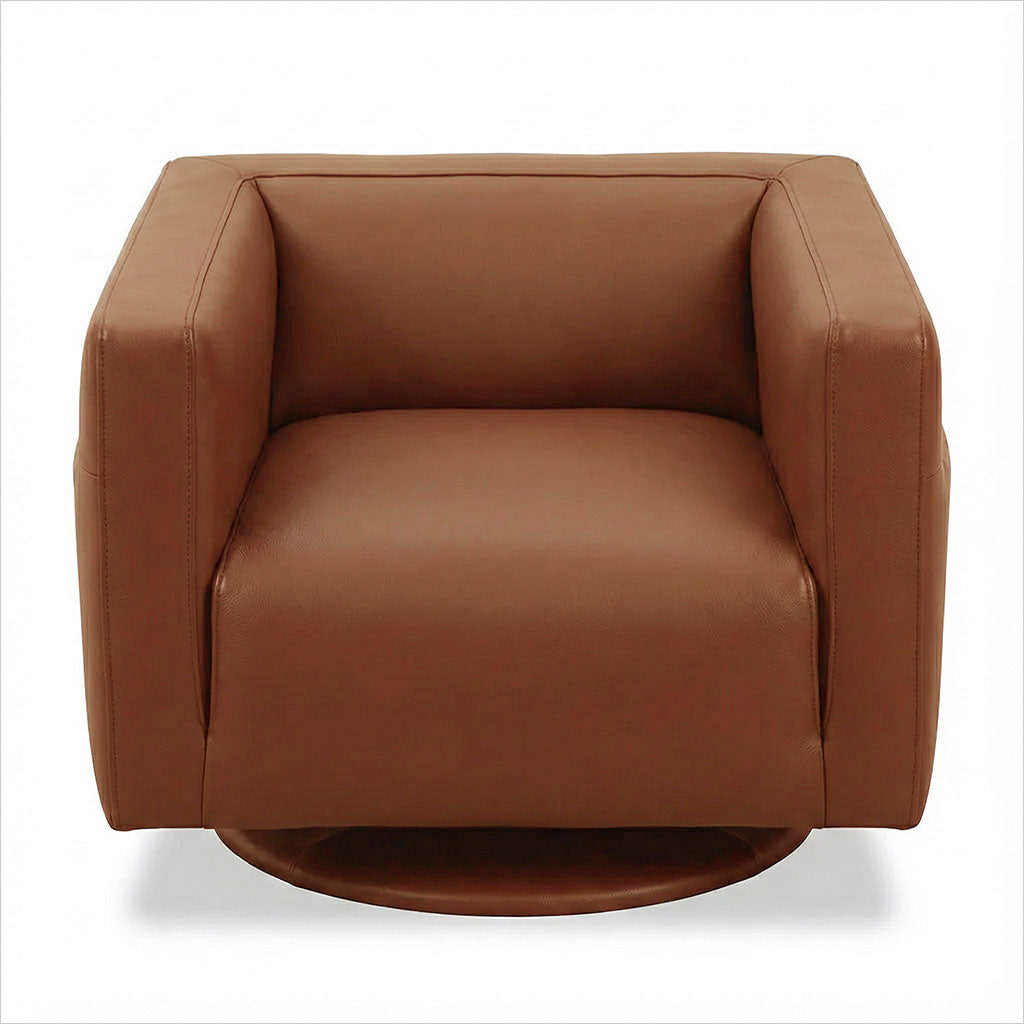 Pascal Swivel Chair - Chestnut