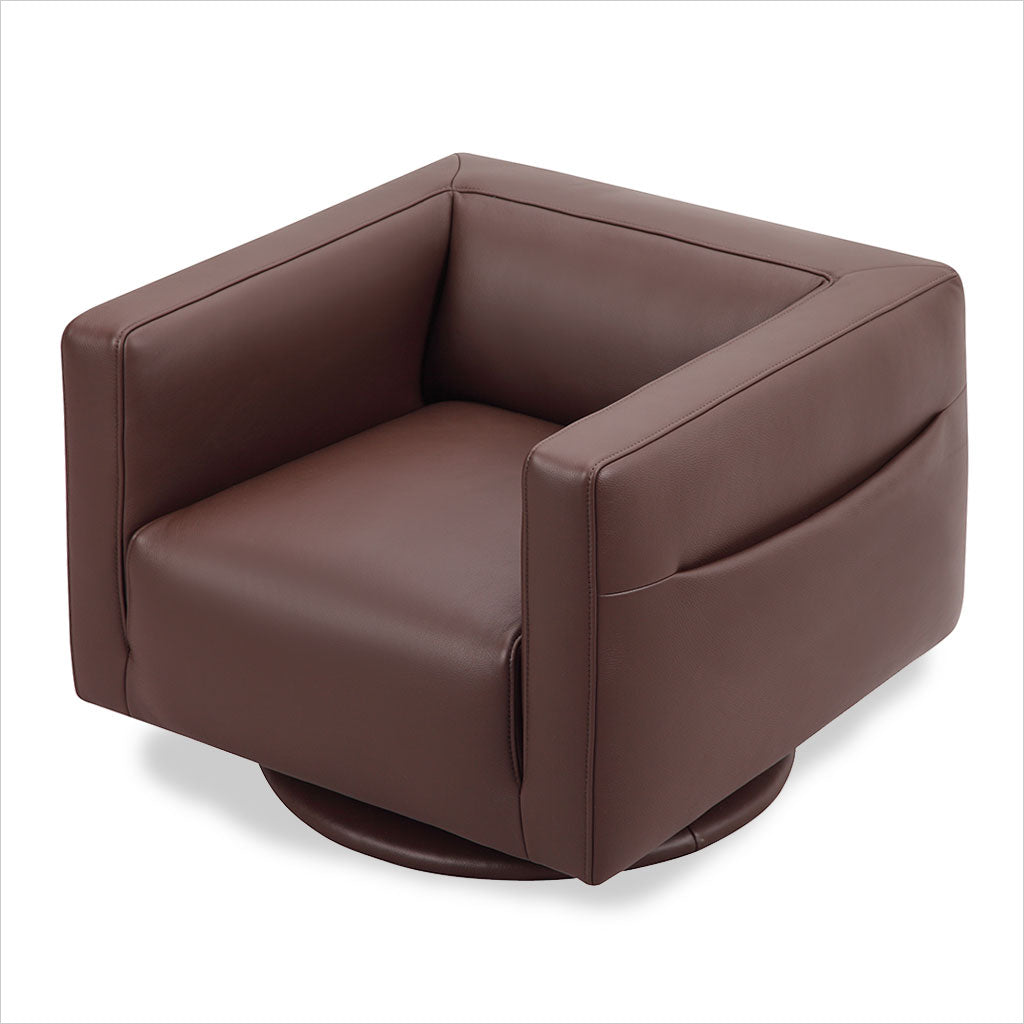 Pascal Swivel Chair - Chestnut