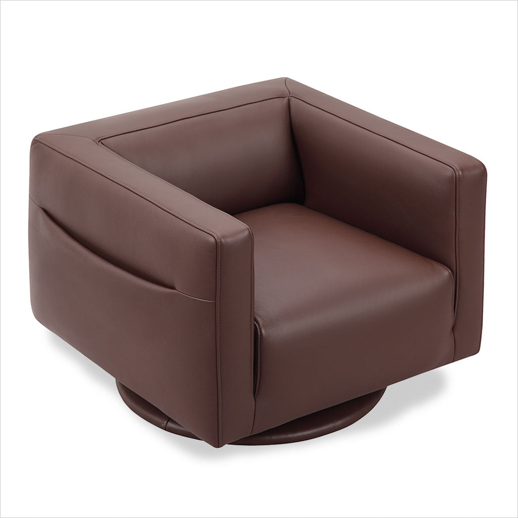 Pascal Swivel Chair - Chestnut