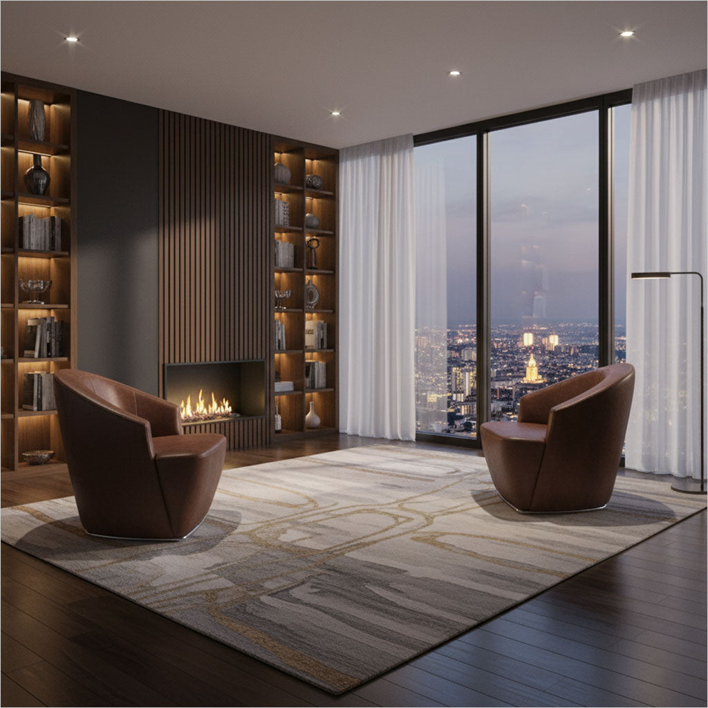 Vienna Swivel Chair - Mocha