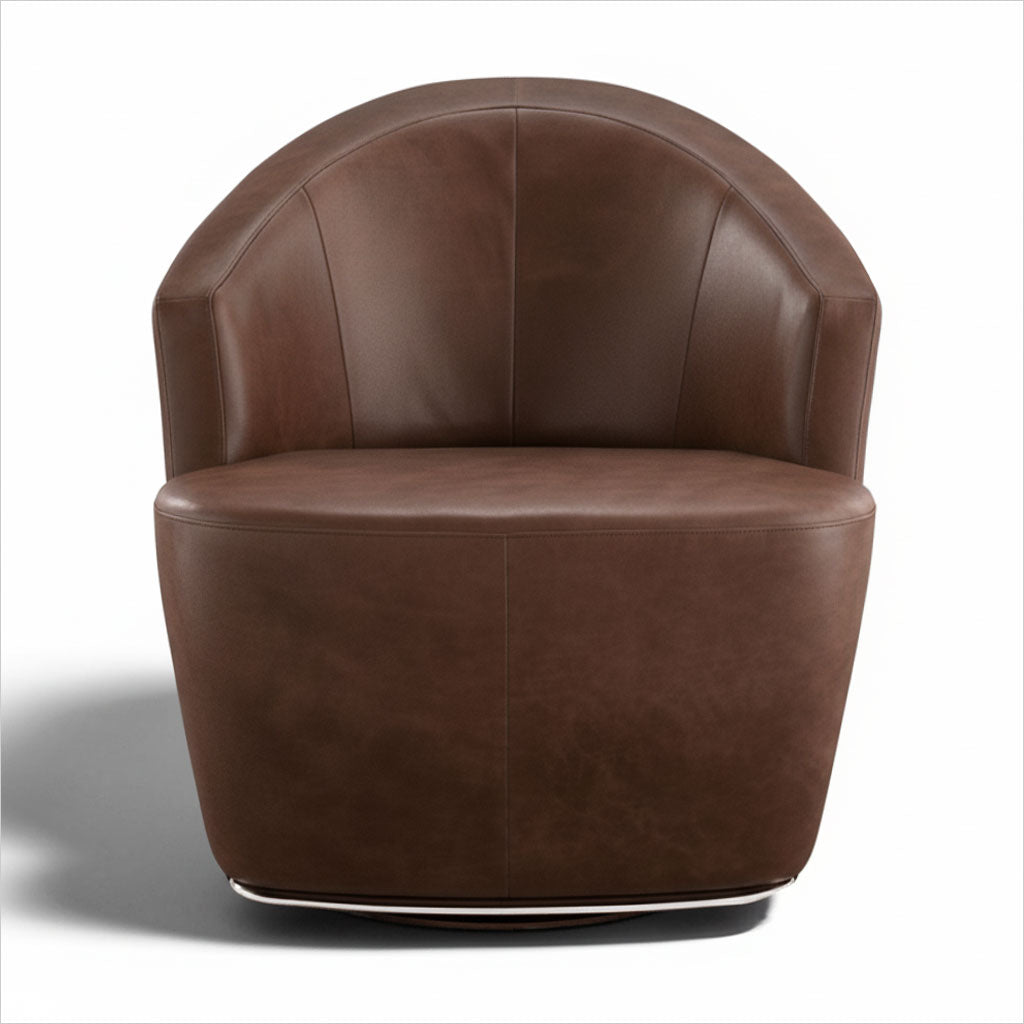 Vienna Swivel Chair - Mocha