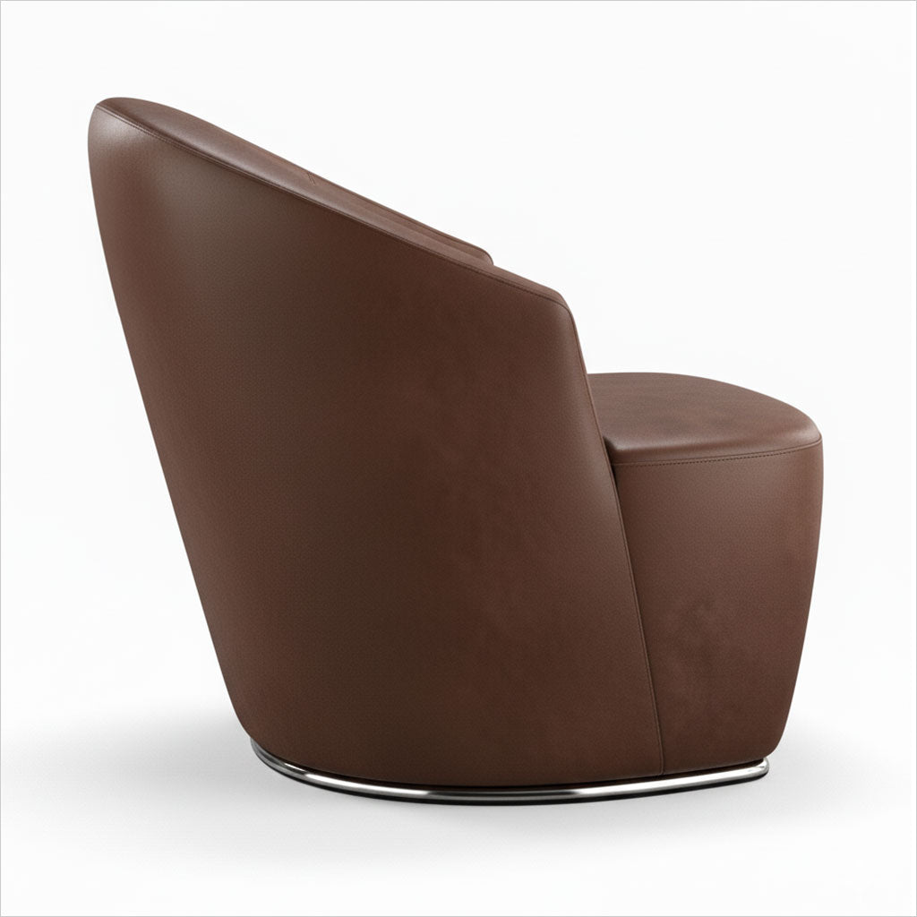 Vienna Swivel Chair - Mocha