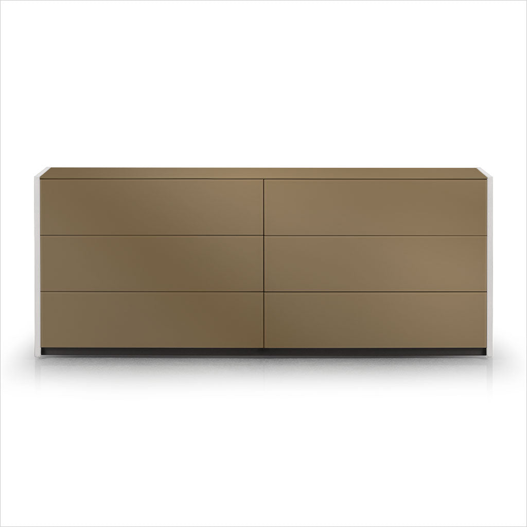 Vision Double Dresser - Ivory Birch