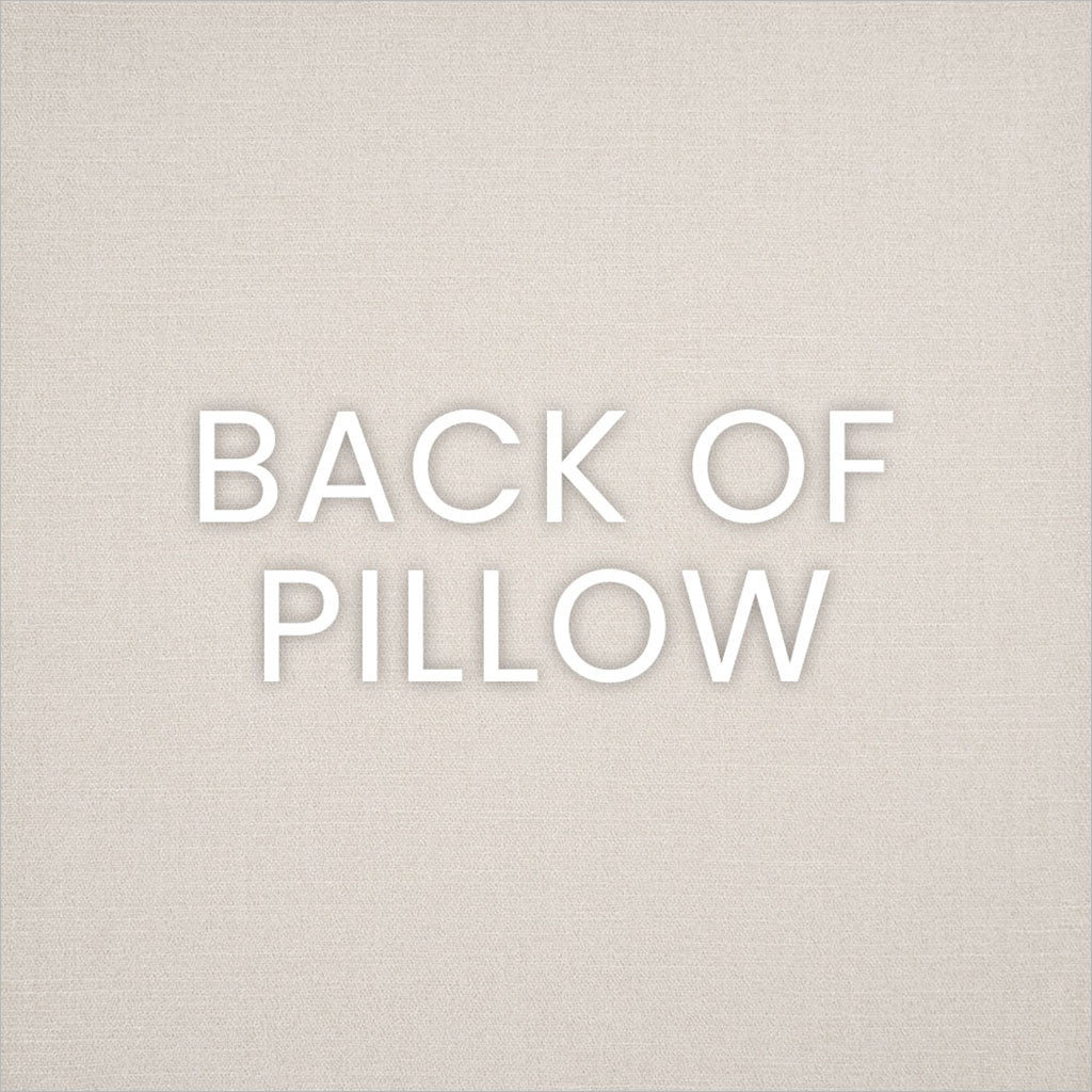 back side of pillow