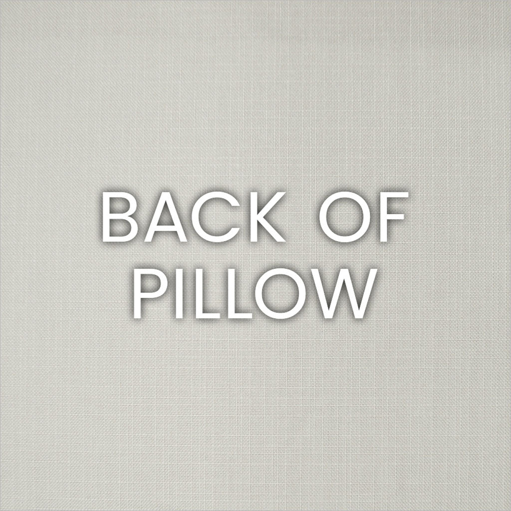 back side of pillow