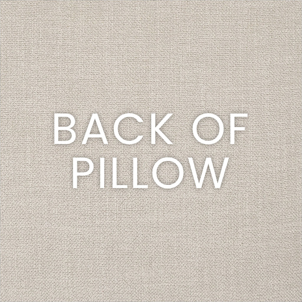 back side of pillow