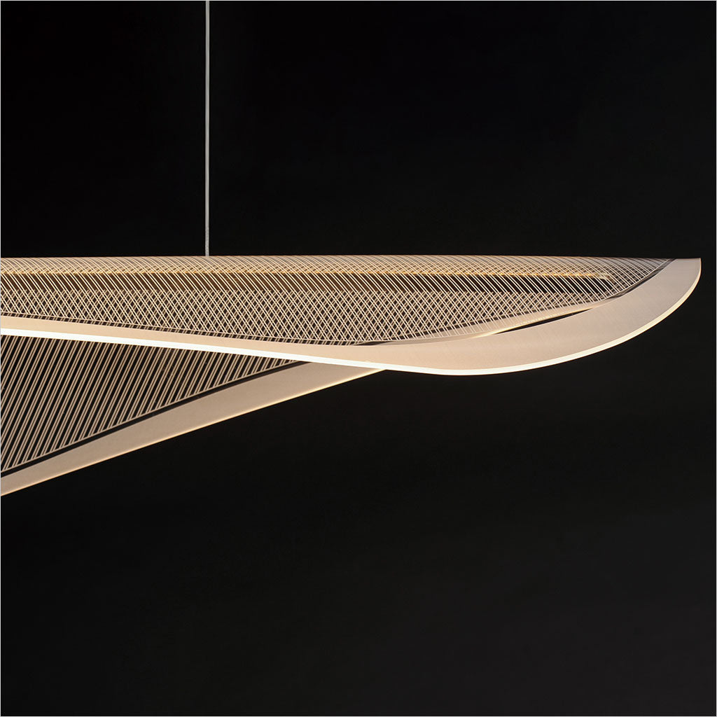 Manta LED Pendant - Gold