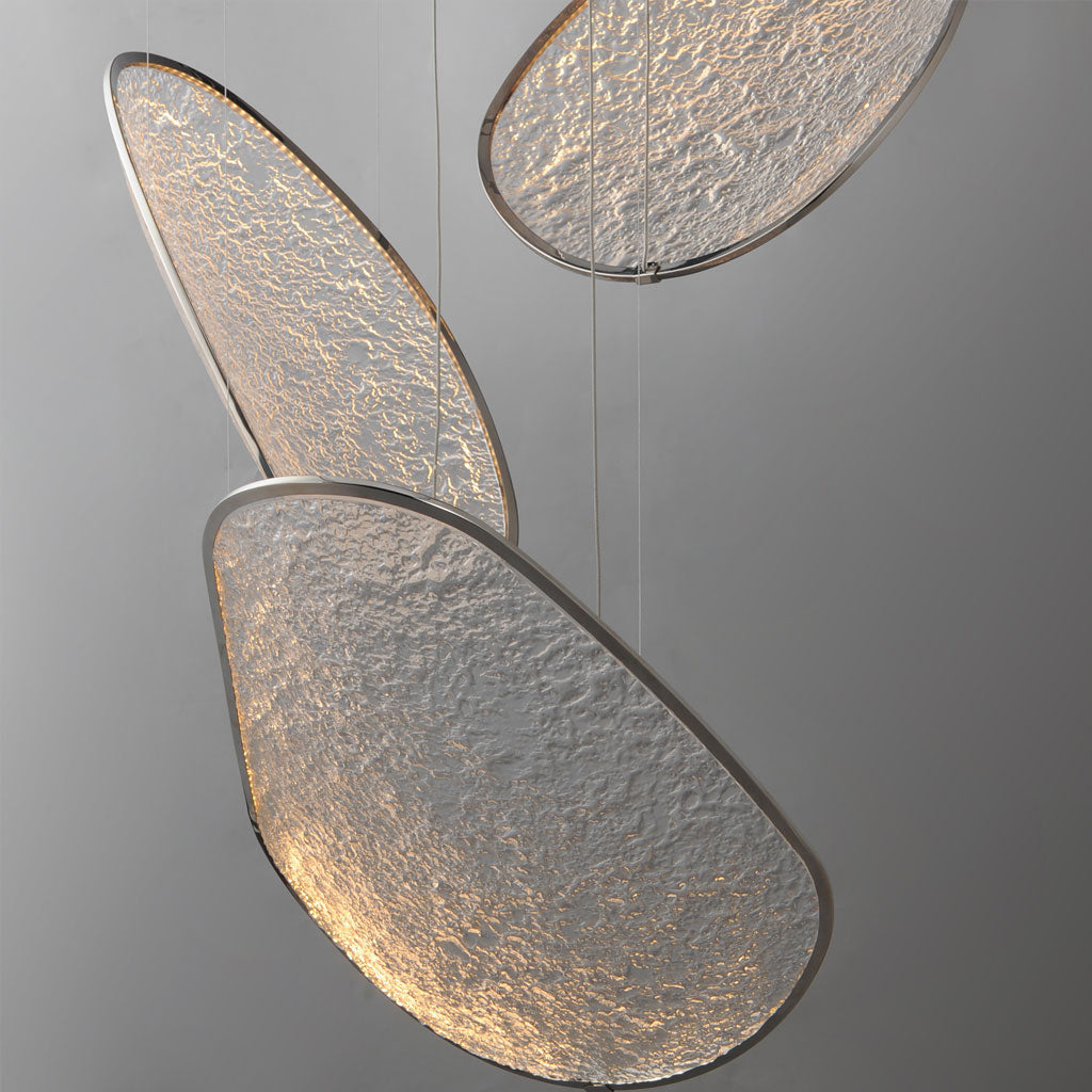 Moonscapes 3-Light Pendant - Polished Chrome