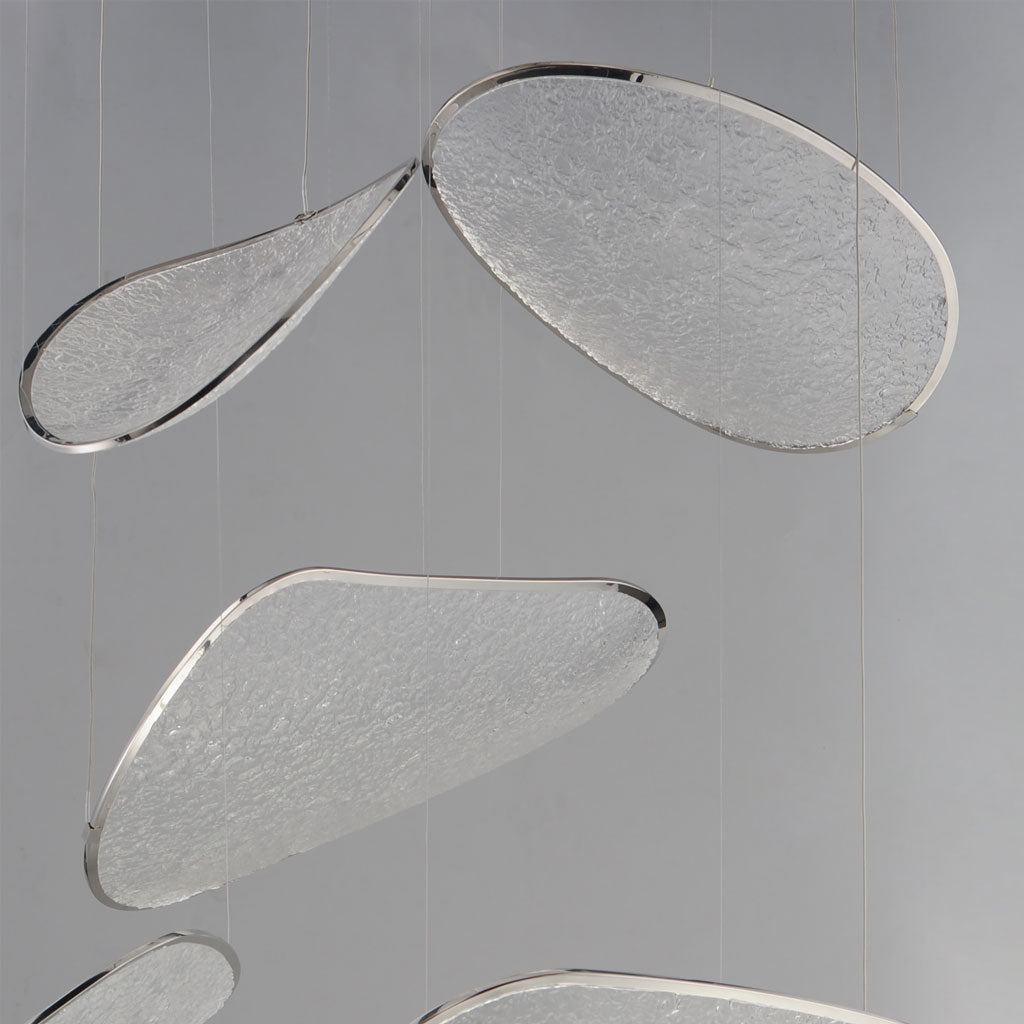 Moonscapes 5-Light Pendant - Polished Chrome