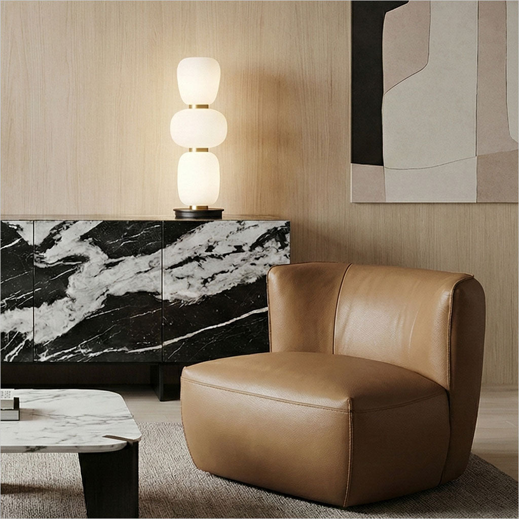 Soji Portable Lamp - Black with Gold