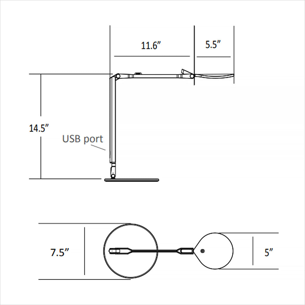 Splitty Reach Table Lamp