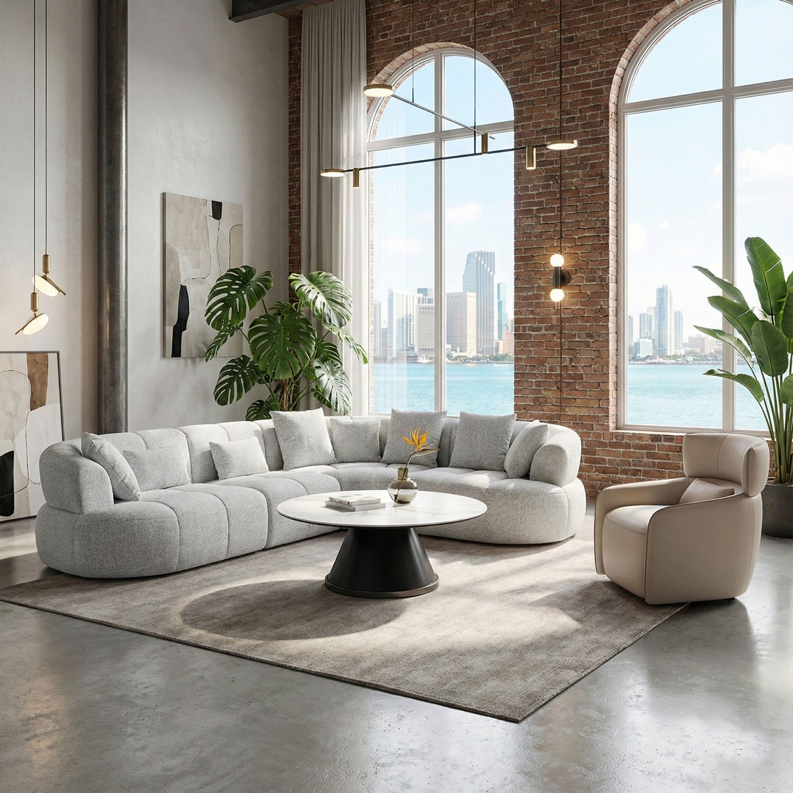 Tondo Sectional - Off White