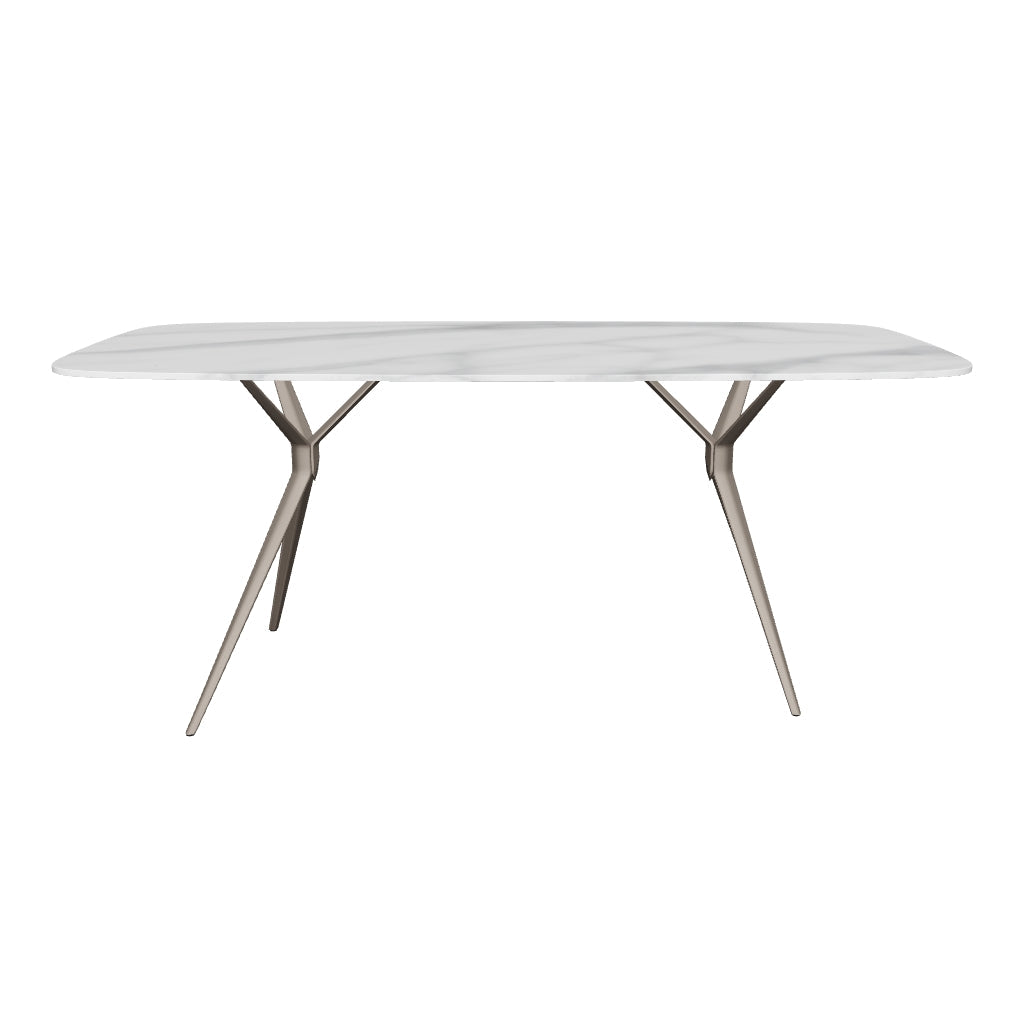Alta Dining Table - White - Small