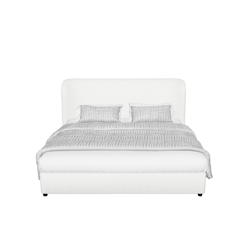 Anderson Bed - Nomad Snow Fabric