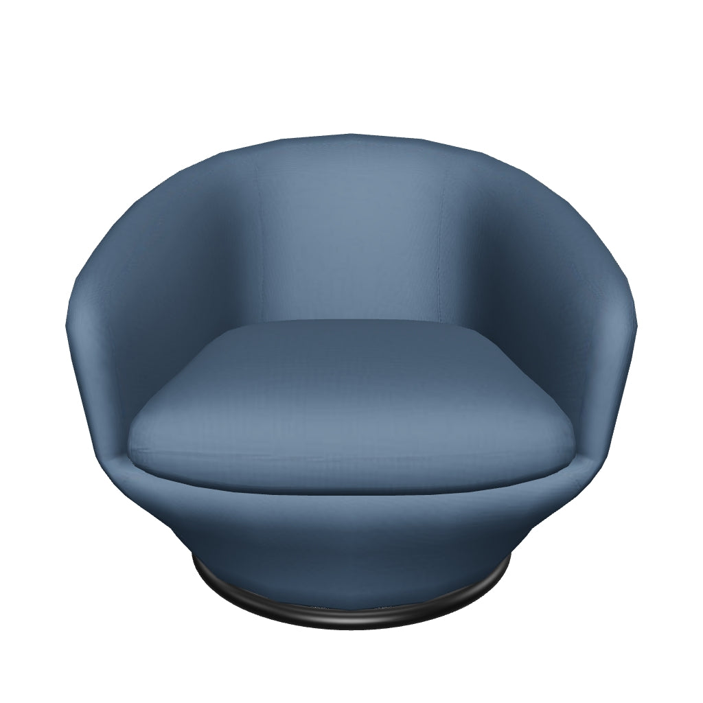 Capri Swivel Chair - Blue