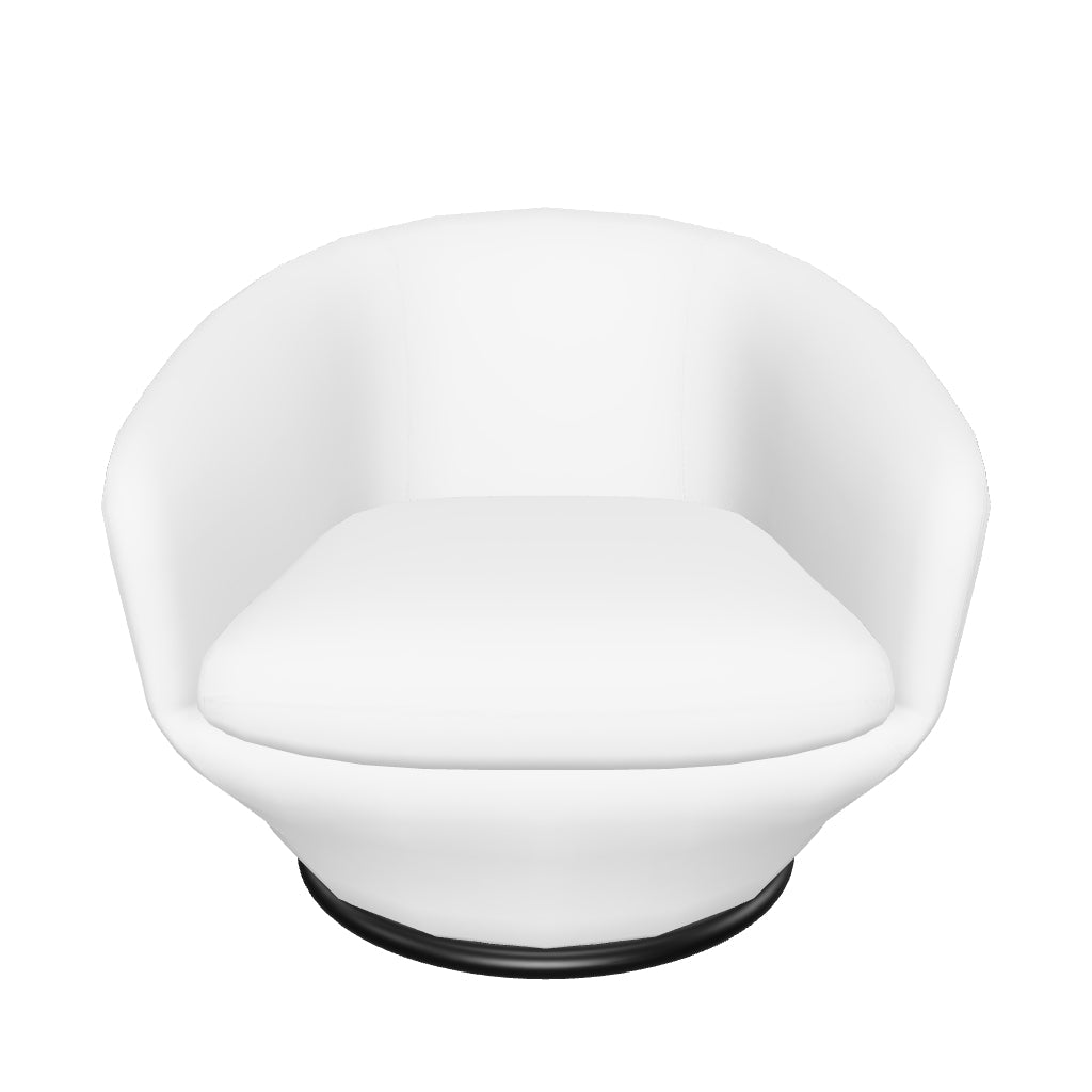 Capri Swivel Chair - White