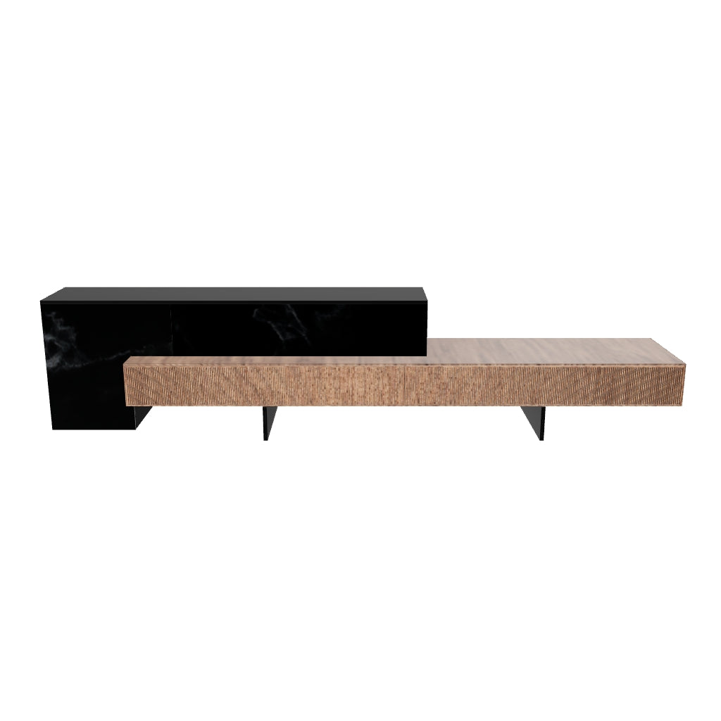 Echelon LSF TV Wall Unit - Noir