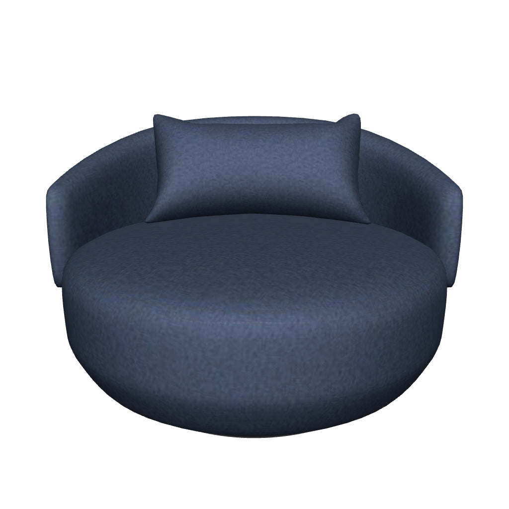 Emperor Swivel Chair - Blue