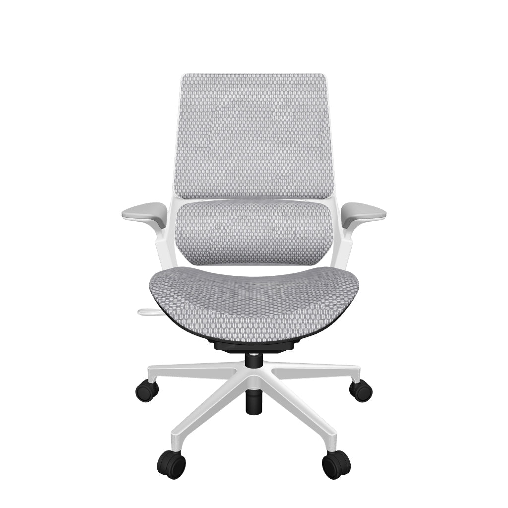 Fly LB Desk Chair - Grey Mesh