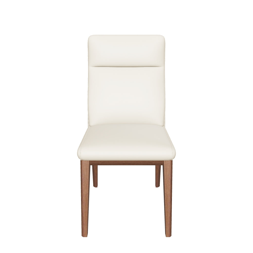 Joel Dining Chair - Light Mocha - Walnut