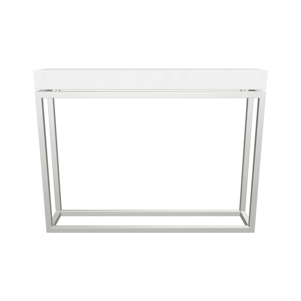 Lastra Console Table - Cortina White
