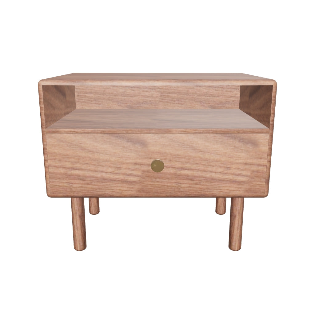 Lucerne Nightstand - Walnut