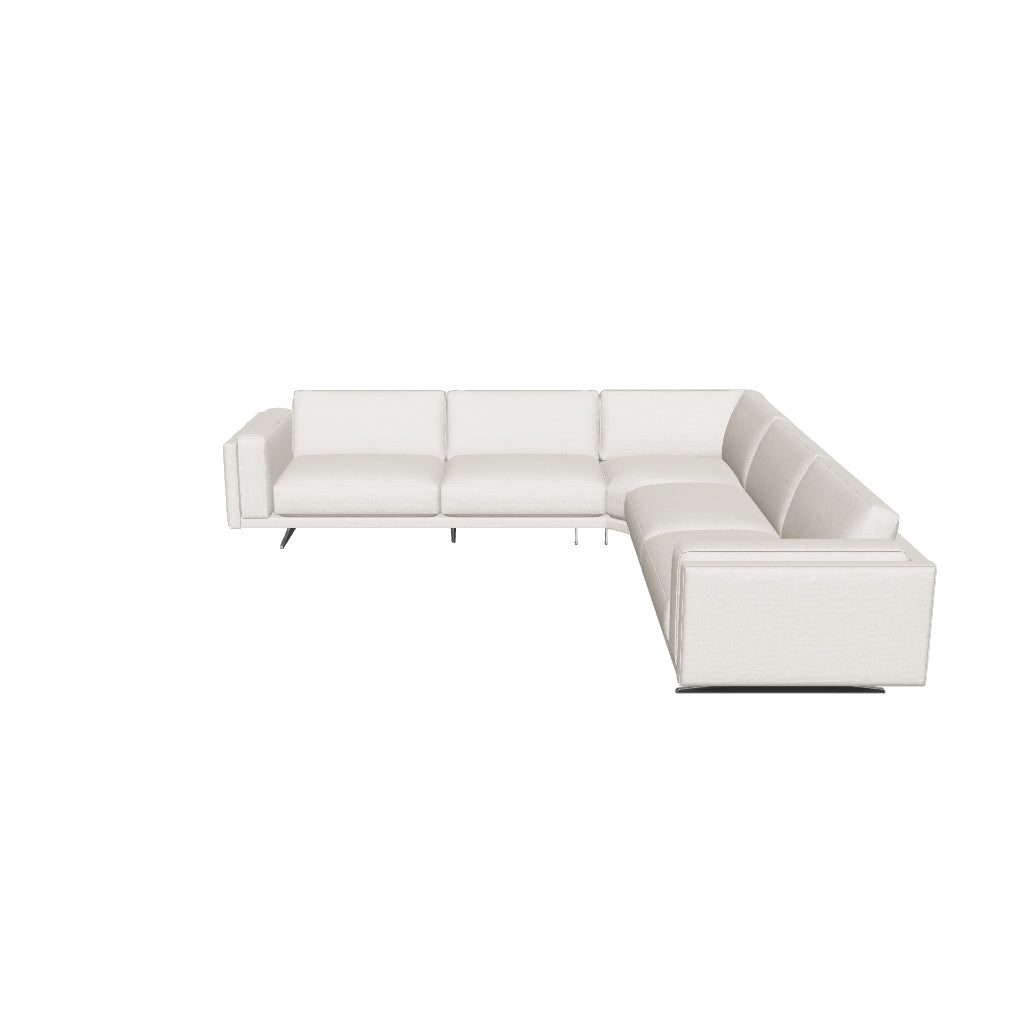 Nabu Sectional - Sand Fabric