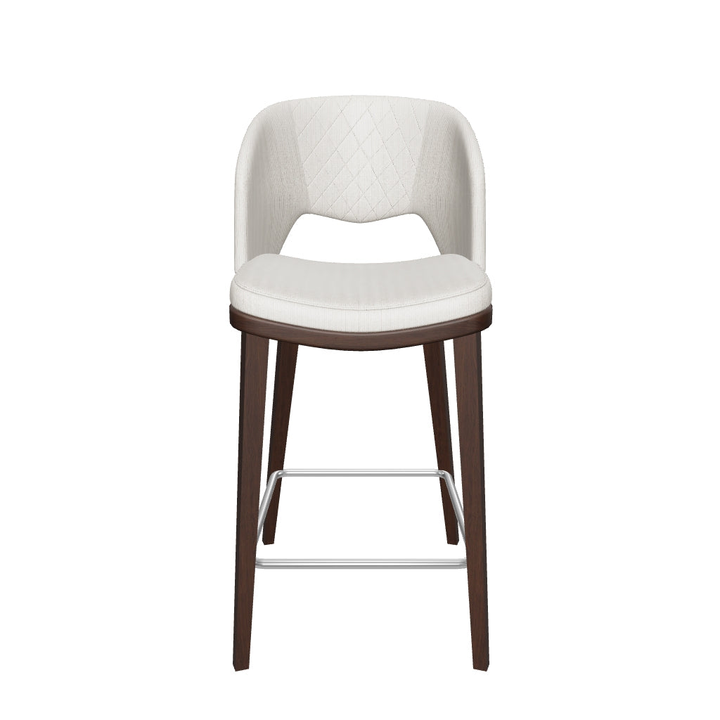 Nova Counter Stool - Light Beige Fabric
