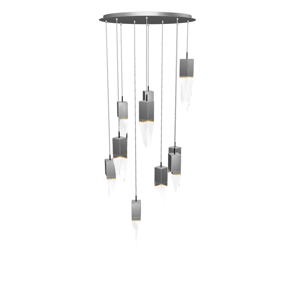 Quartz 10-Light Pendant