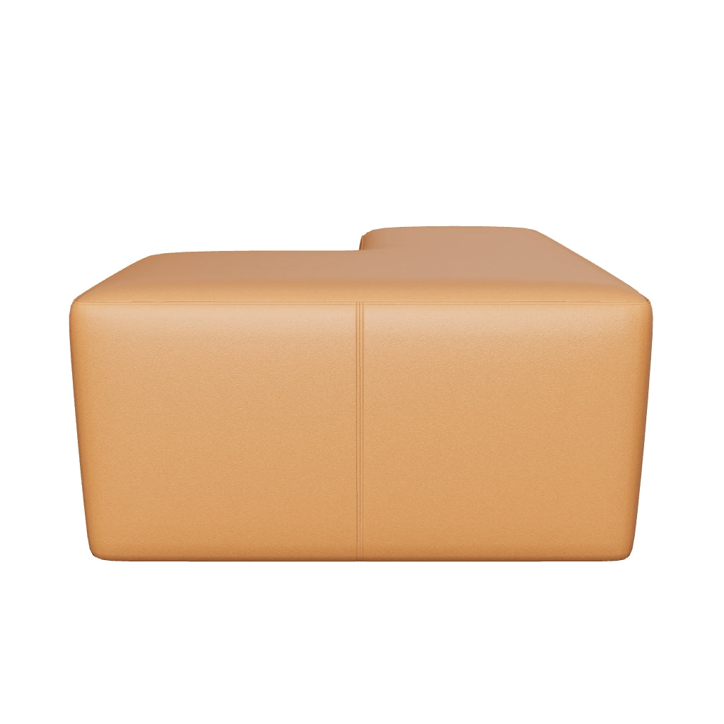 Wesson L-Shaped Ottoman - Whiskey