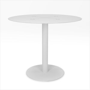 round glass top pedestal table