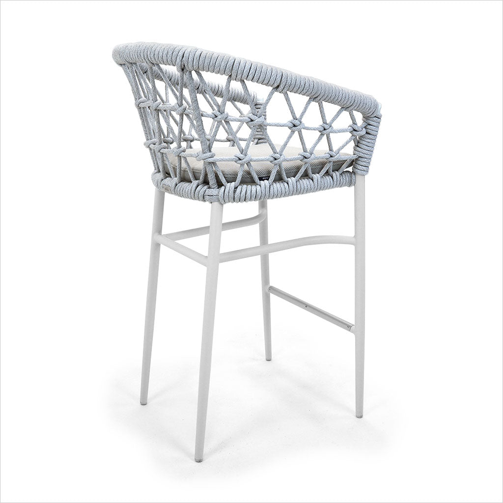 outdoor barstool in white