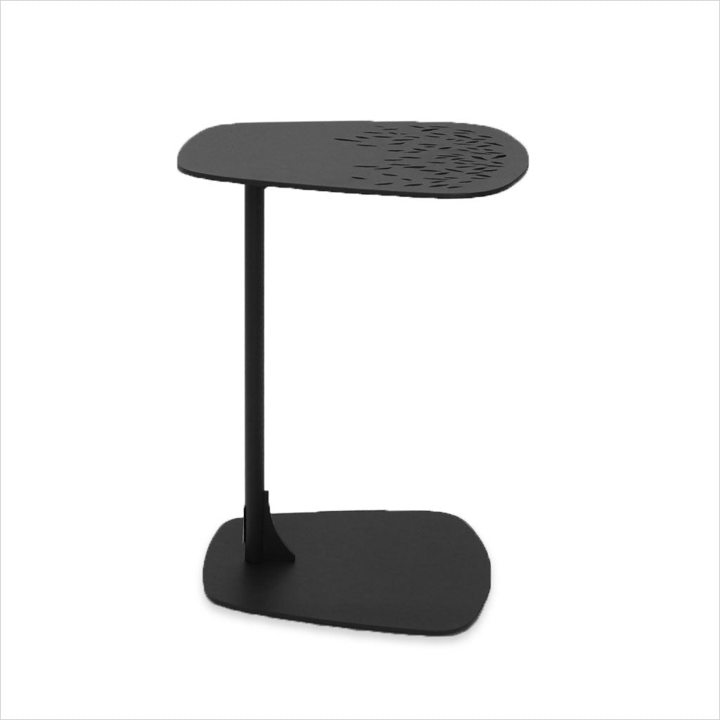 black accent table