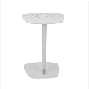 white accent table