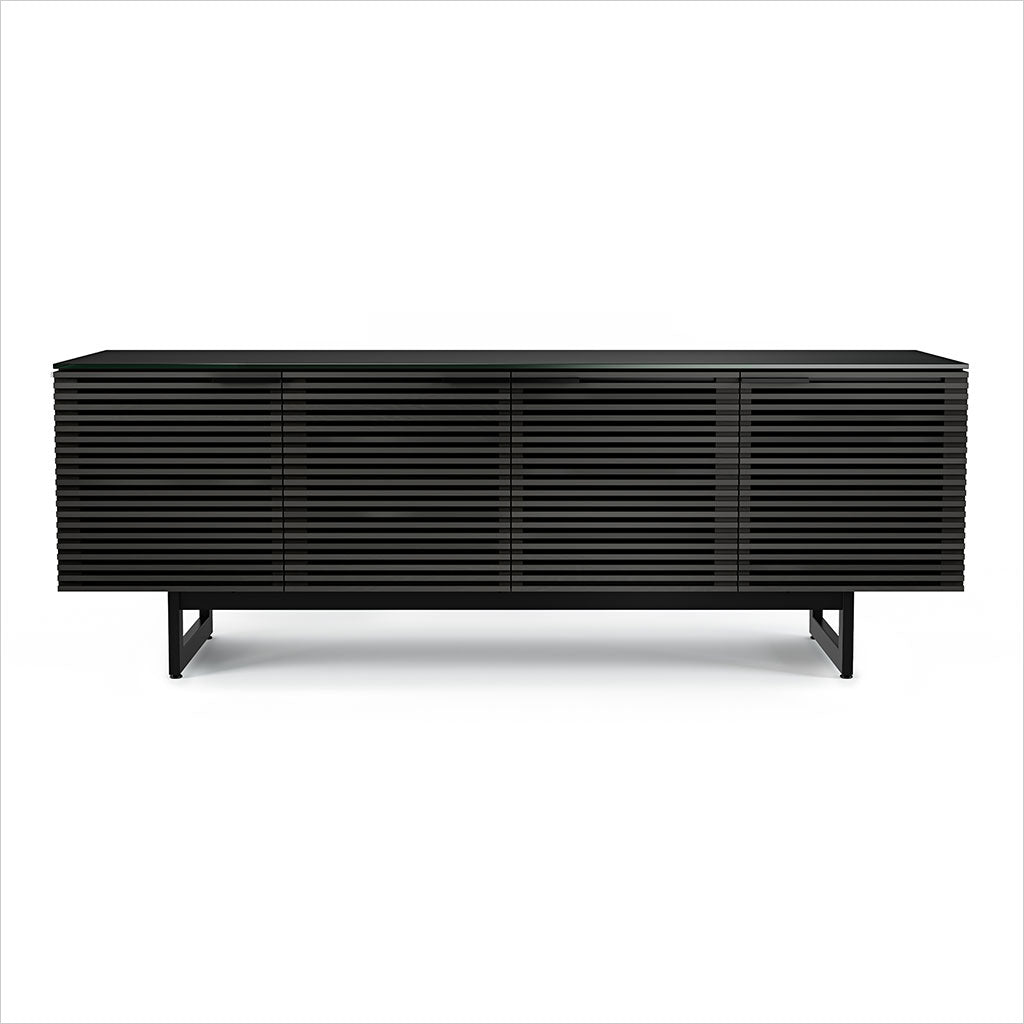 tv stand with louvered doors