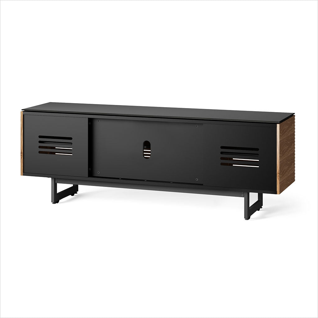 tv stand with louvered doors