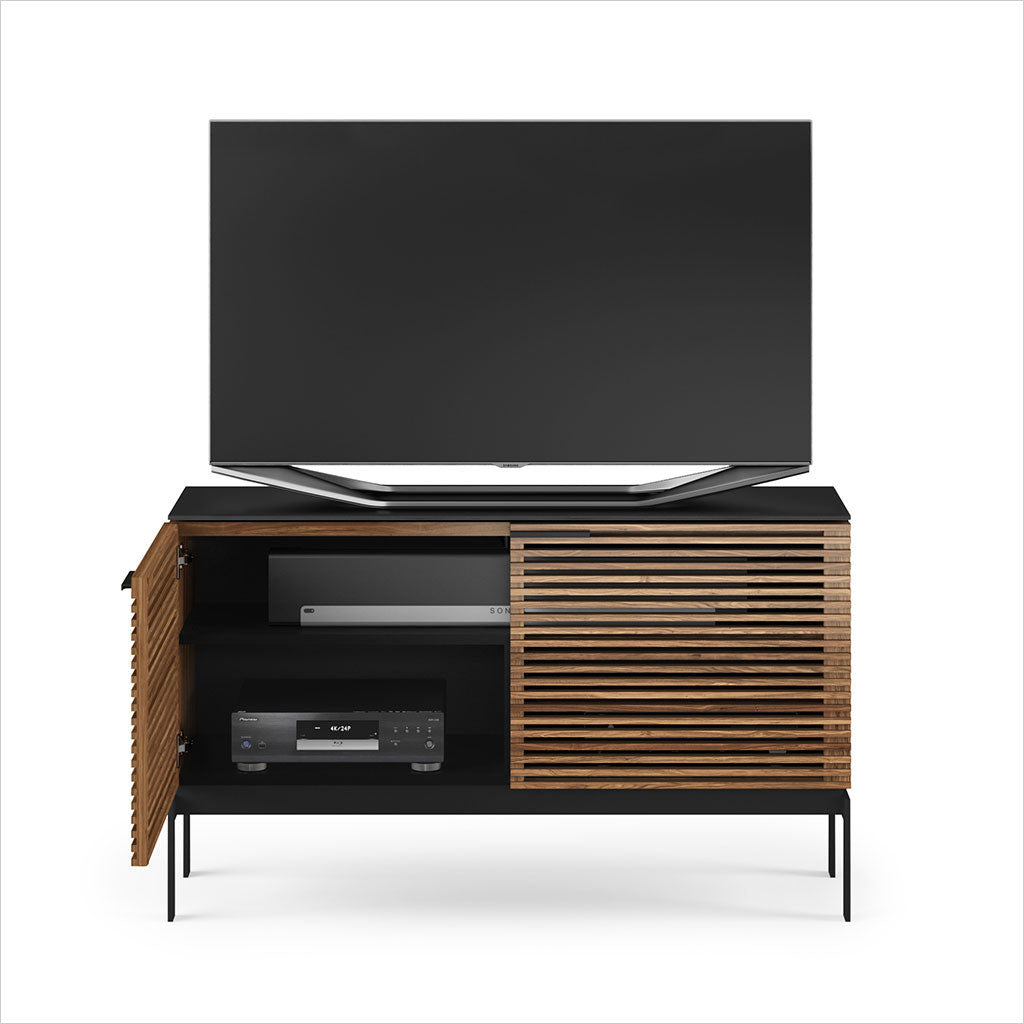 double cabinet in natural walnut