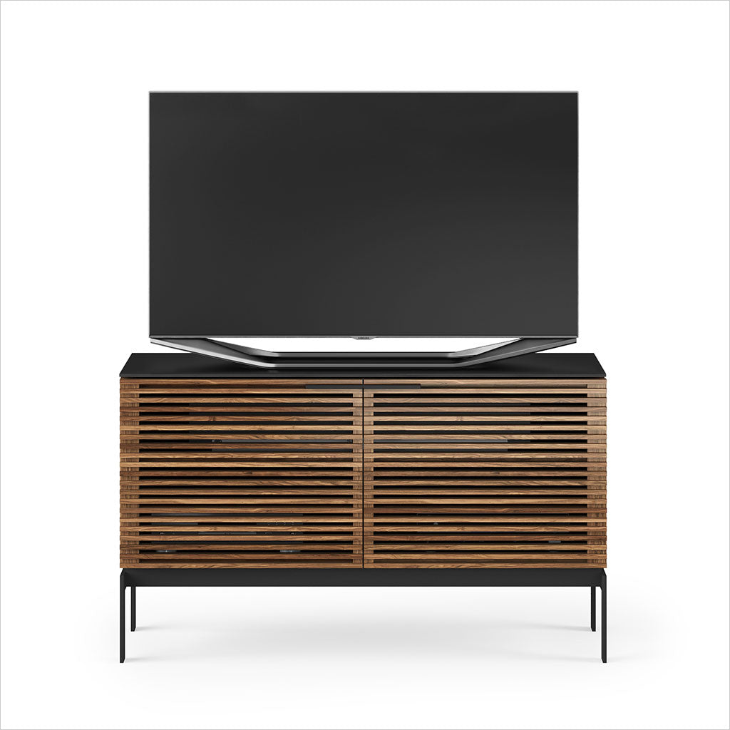 double cabinet in natural walnut