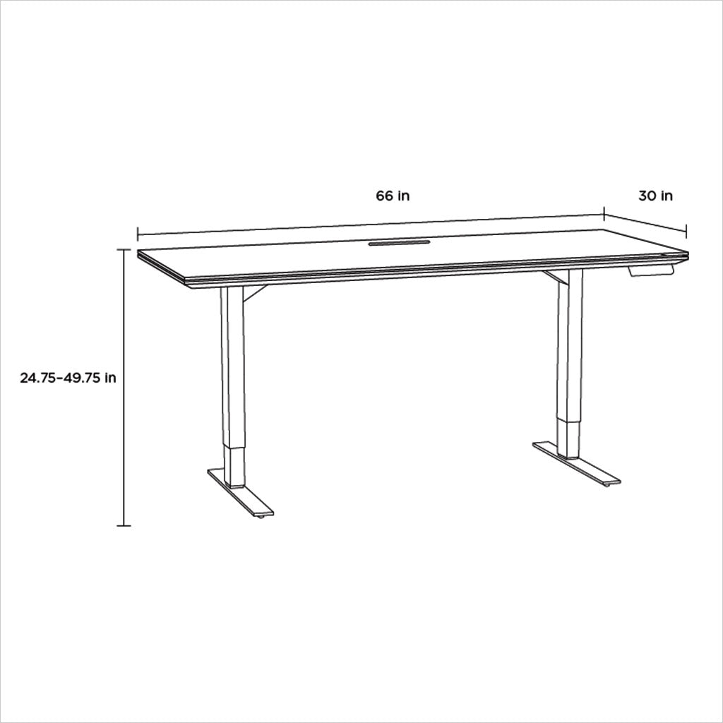 schematic of lift desk